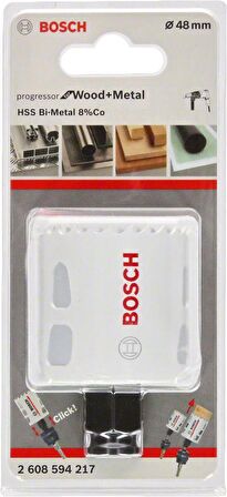 Metal ve Ahşap 48 mm Hss Bi-Metal %8 Kobaltlı Delik Testeresi BOSCH 2608594217